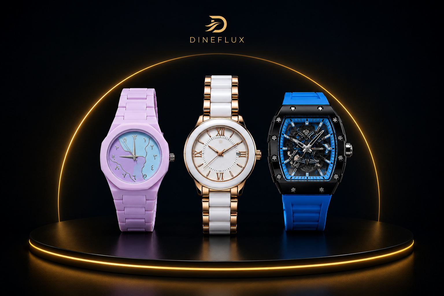Dineflux premium smart watches collection
