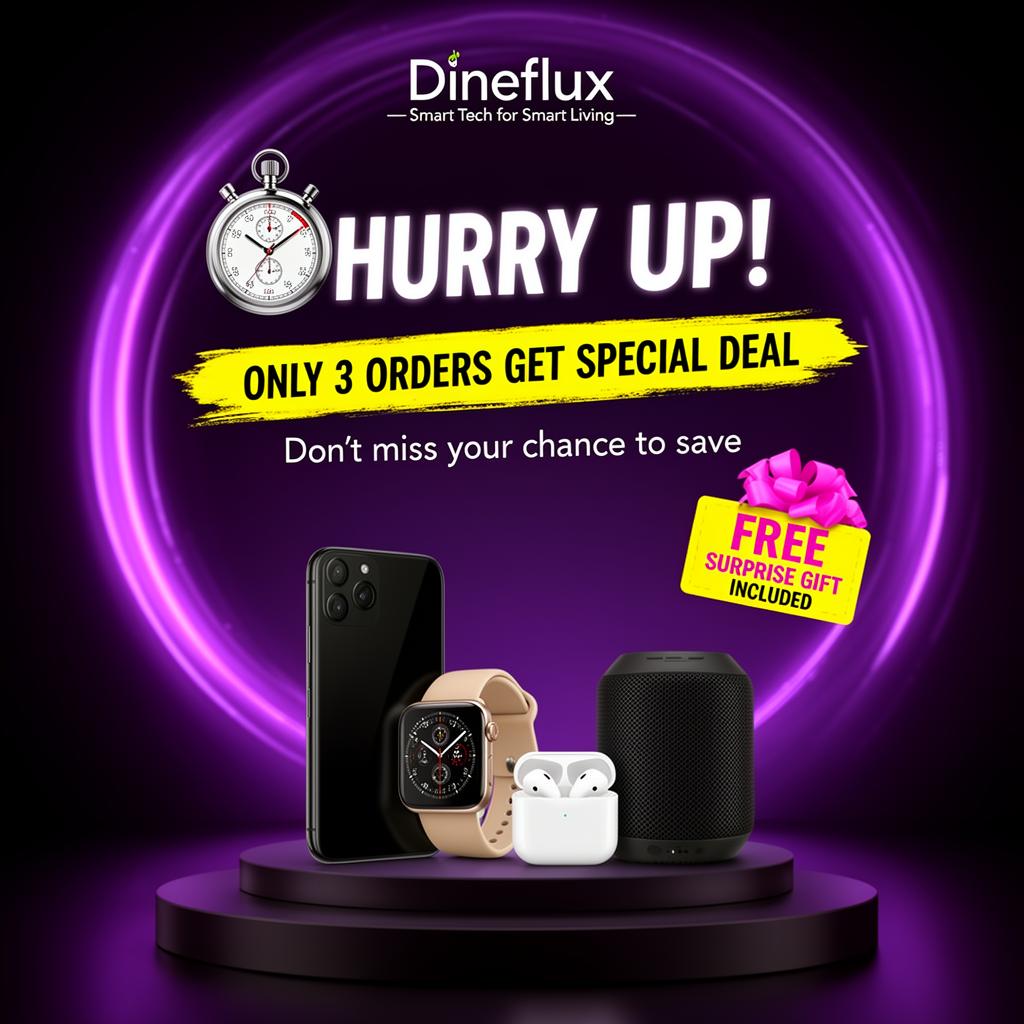 Hurry Up — Only 3 orders get special deal
