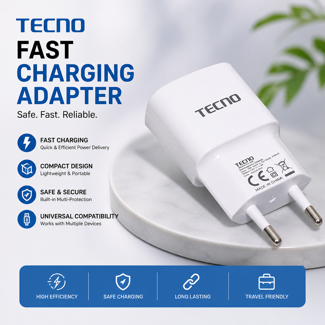 TECNO Fast Charging Adapter