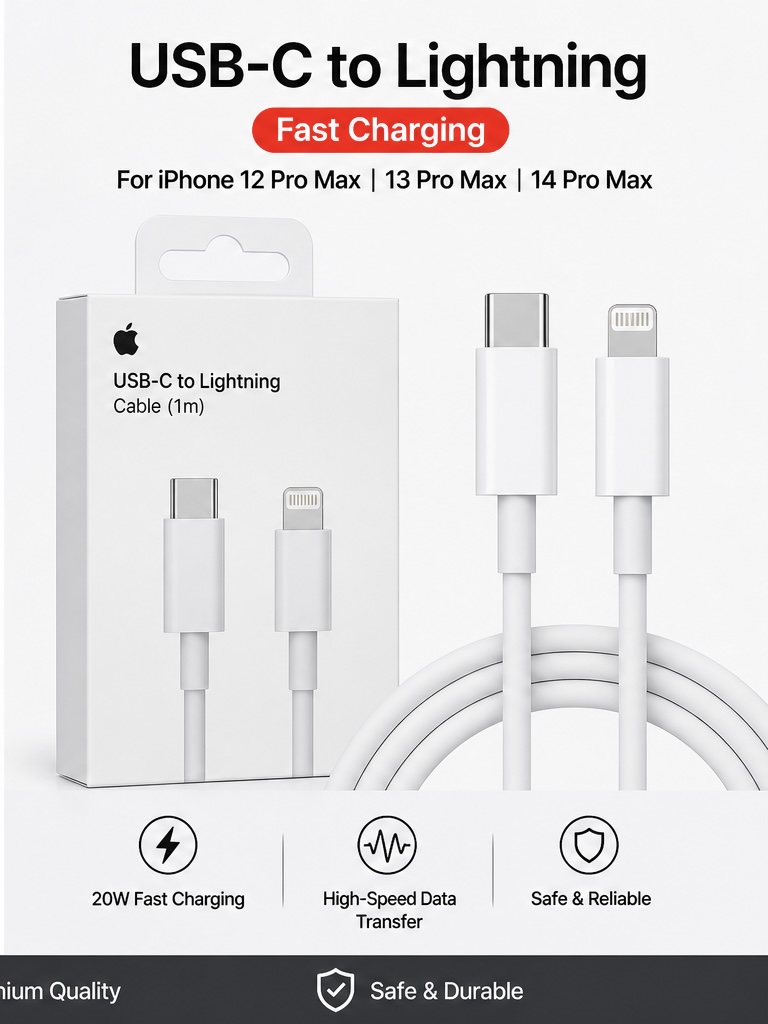 USB-C to Lightning Cable (20W)